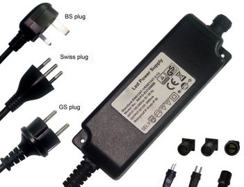 трансформатор приведенный 24Vdc 3a 72Watt IP68 водоустойчивый для электронного faucet, AC 100-240Vac, с UL CE отметил