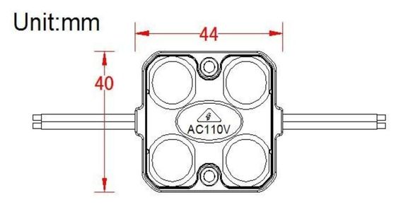 volatge входного сигнала 1.5w 140LM 110VAC 220VAC высокое привело модуль для коробки знака Lightbox письма канала