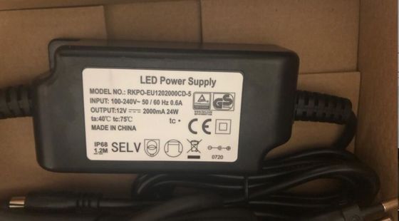 электропитание электропитания 24Watt IP68 класса 2 трансформатора 12v 2a 3a водоустойчивое для электрической водяной помпы faucets